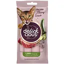 Лакомство кремовое для кошек Delickcious ягненок с добавлением коричневого риса и цуккини 60 г (4х15 г)