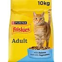 Сухой корм для кошек Friskies с лососем и овощами 10 кг