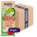 Упаковка натурального яблочно-клубничного сока Galicia Baby с мякотью 1.8 л (0.2 л x 9 шт.)