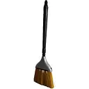 Віник Zambak Plastik №1 пластмасовий зі з'ємною ручкою 15х67 см сірий (ZP-260g)