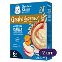 Молочная каша Gerber Овсяно-пшеничная с яблоками и морковью 480 г (2 шт. х 240 г)