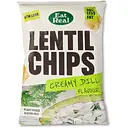 Снеки из чечевицы Eat Real со вкусом сливок и укропа 95 г