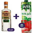 Горілка Хлібний Дар Класична Футбольна 40% 0.5 л х 2 шт.