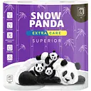 Четырехслойная туалетная бумага Сніжна Панда Extra Care Superior, 4 рулона