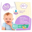 Подгузники Lolly Premium Soft 4 (7-18 кг), 36 шт.