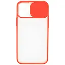 Чехол UFT для iPhone 12 mini силиконовый со шторкой, защищающей камеру Red