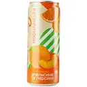 Напій Моршинська Лимонада Апельсин-Персик середньогазований 0.33 л