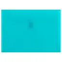 Папка-конверт на кнопке Axent Pastelini А6 бирюзовая (1414-21-A)