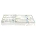 Набір органайзерів ORGANIZE  для білизни 3 шт (білий)