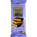 Шоколад молочний Millennium Very Peri з начинкою подрібненим і цілим арахісом 105 г (947681)