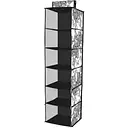 Органайзер Idea Home Anthracite Flowers NP-121 28x28x112 см (NP-121 ткан. 6ком. подвес. Anthracite Flowers)