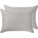 Набір наволочок LightHouse Sateen Stripe Grey 70х50 см сірий 2 шт. (603753)