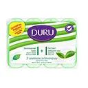 Мыло Duru 1+1 Soft Sensations Зеленый чай с увлажняющим кремом, 4 шт. по 80 г