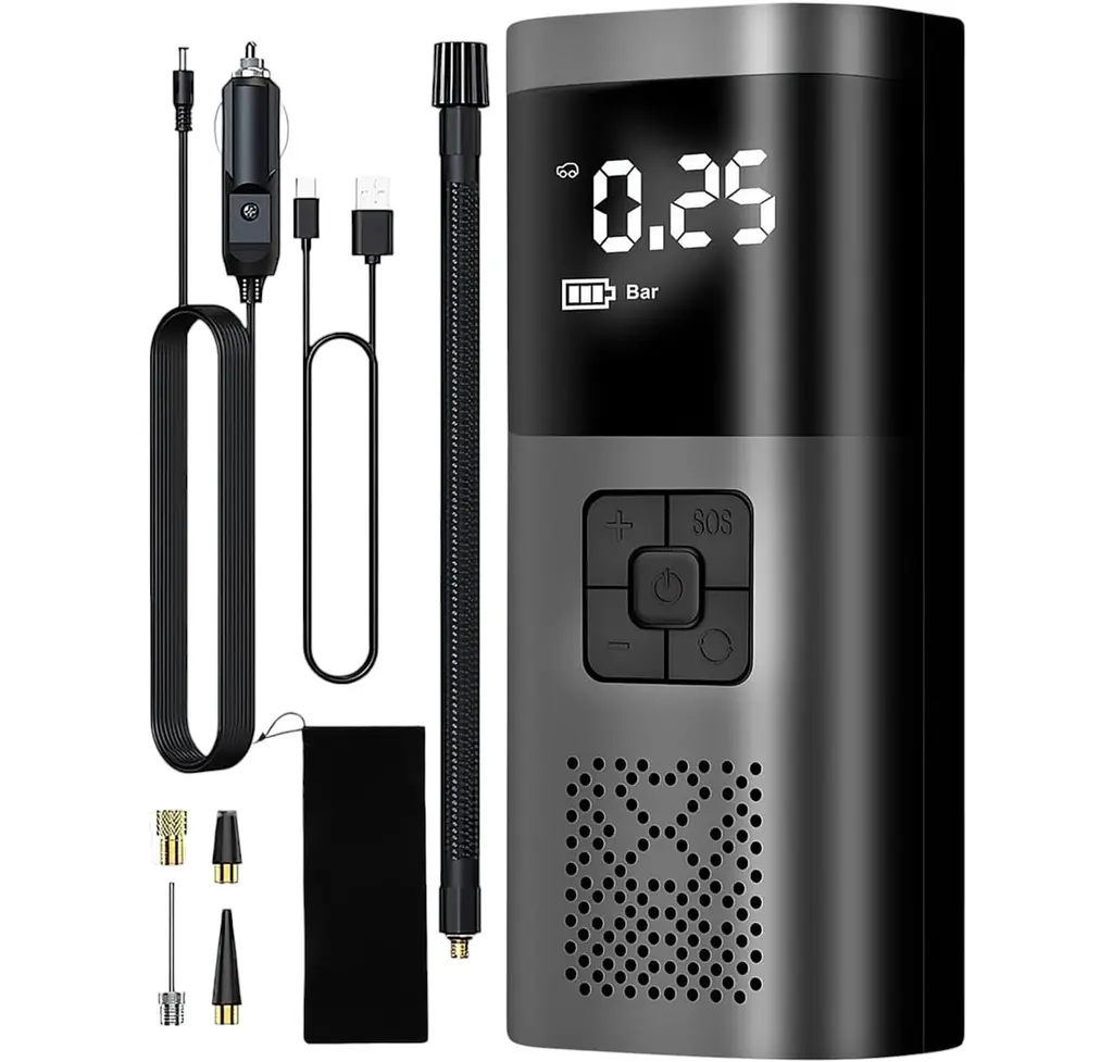 Портативний компресор Wireless Pump 12В ST5509D ∙ Багатофункціональний портативний Wireless Pump компресор