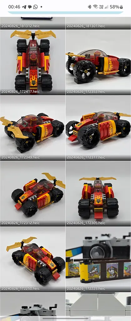 Конструктор LEGO Ninjago Гоночный автомобиль ниндзя Кая EVO, 94