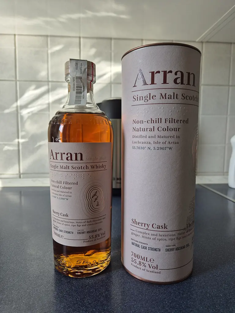 Віскі Arran Sherry Cask Single Malt Scotch Whisky 55.8% 0.7 л у
