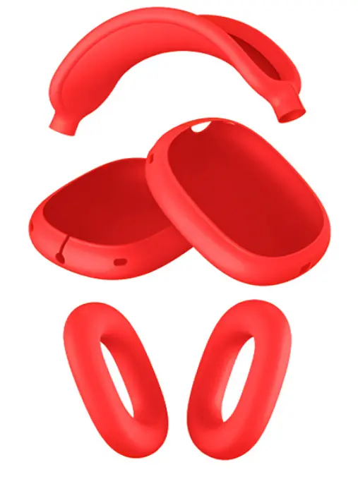 Чохол-накладка DK для Apple AirPods Max 1/2 | Silicone Candy Friendly 3в1 (red) - фото 2