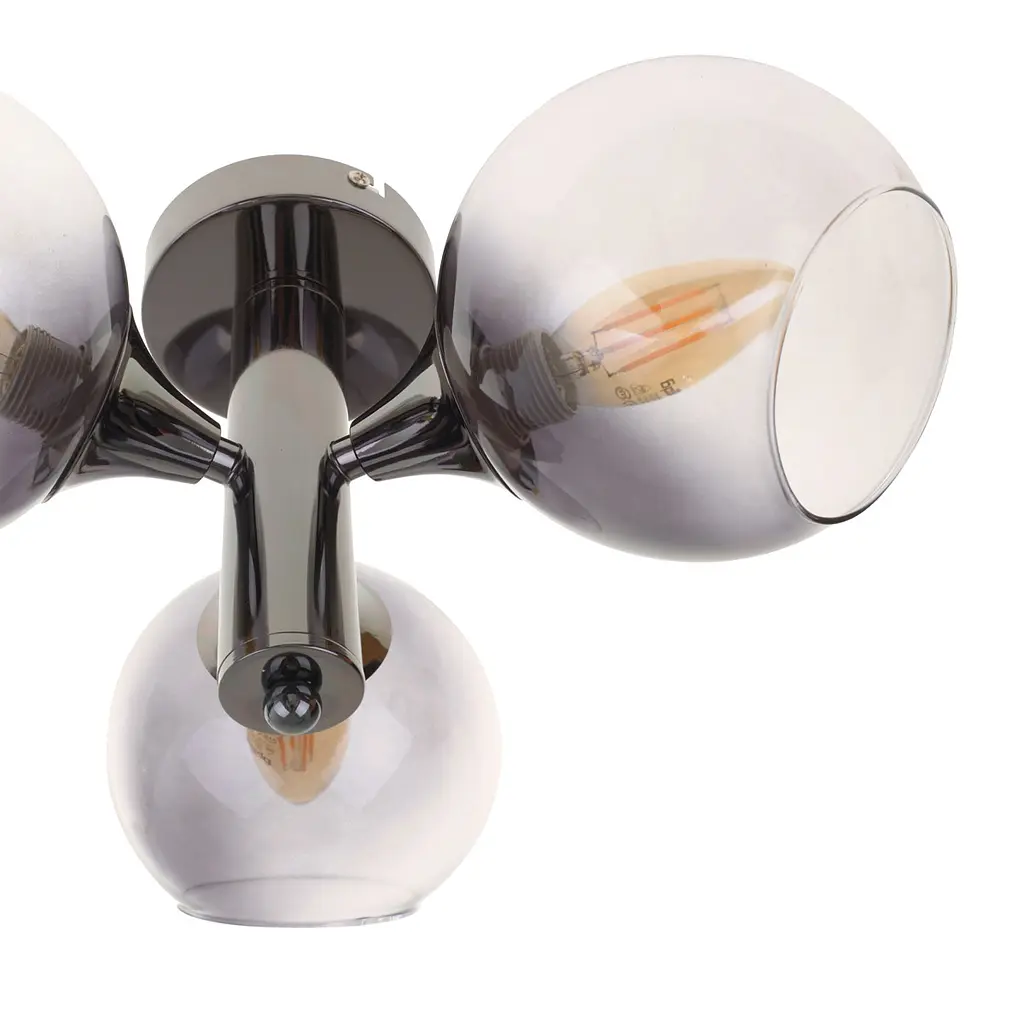 Люстра потолочная Brille в спальню Е14 40W BK (LK-720C/3) - фото 3