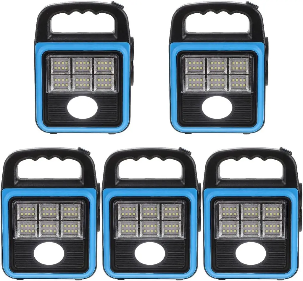 Фонарь-прожектор USB з сонячною панеллю та павербанком Solar LED light HS-8020 - фото 5