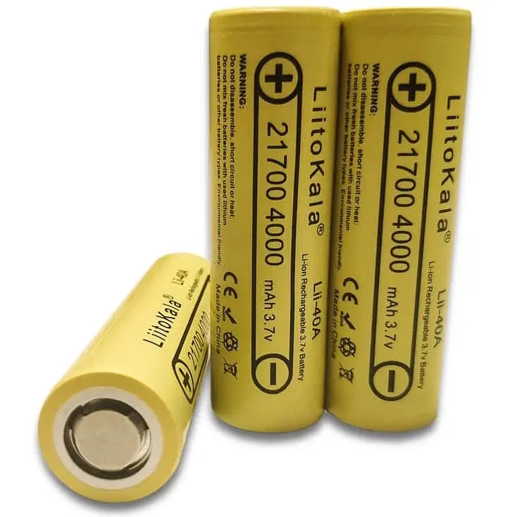 Акумулятор 21700 Liitokala 40A 4000mAh (Original) - фото 2