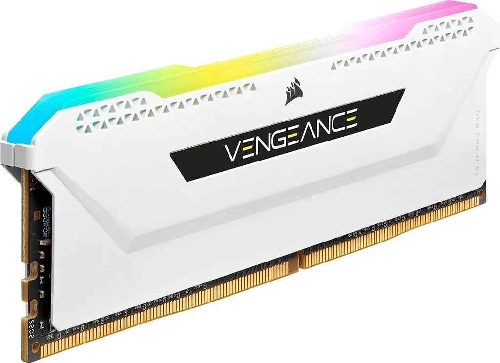 Модуль пам'яті Corsair DDR4 16Gb Vengeance RGB Pro SL White 3200MHz (CMH32GX4M2E3200C16W 1 of 2 kit) Б/в - фото 2