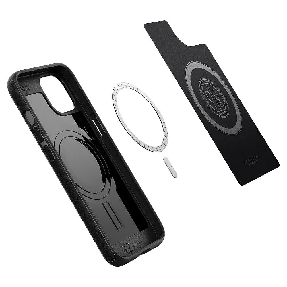Протиударний чохол для iPhone 13/14 Spigen Core Armor MagSafe MagFit Black ACS04676 - фото 5