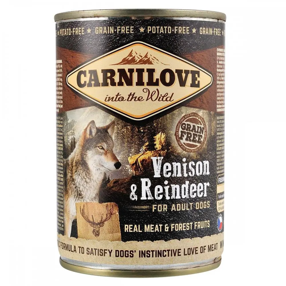 Влажный корм для собак Carnilove Venison & Reindeer 400 г (оленина) - фото 2