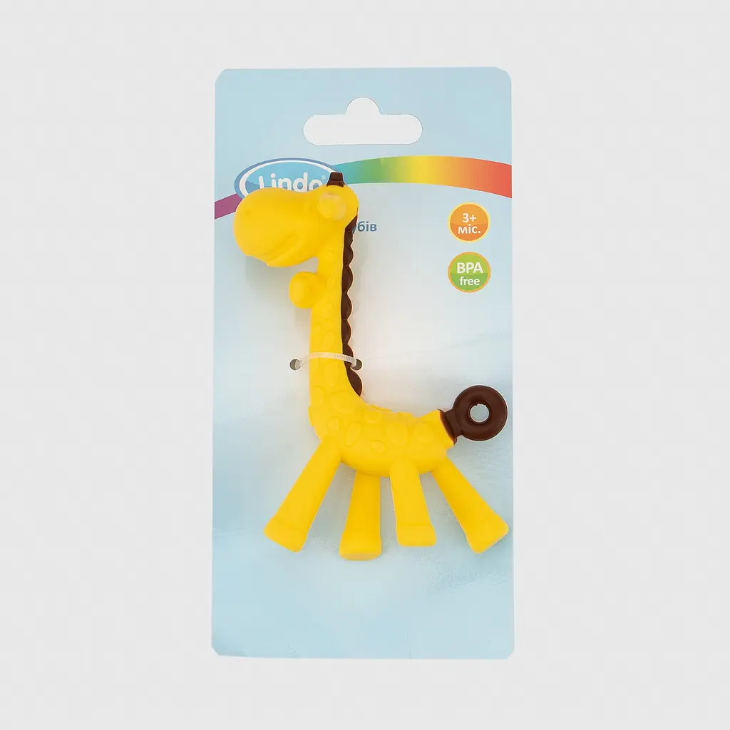 Прорізувач-іграшка для зубів Lindo LI 330 Жовтий (2000989864929) shop (2000989864929)
