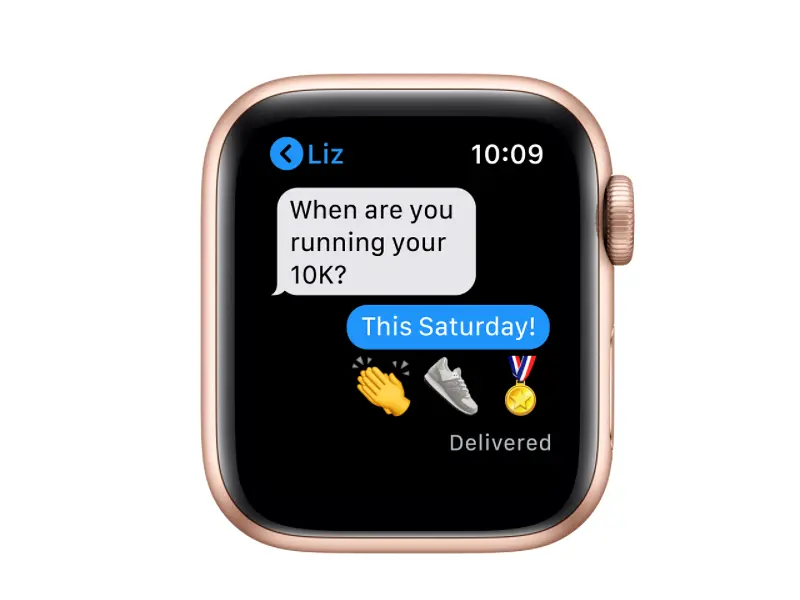 Смарт-годинник Apple Watch Series 6 44mm Gold Aluminum Case with Pink Sand Sport Band (M00E3) - фото 4