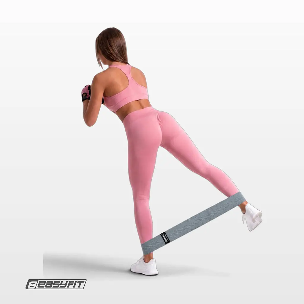 Тканинна гумка для фітнесу EasyFit MEDIUM - фото 8