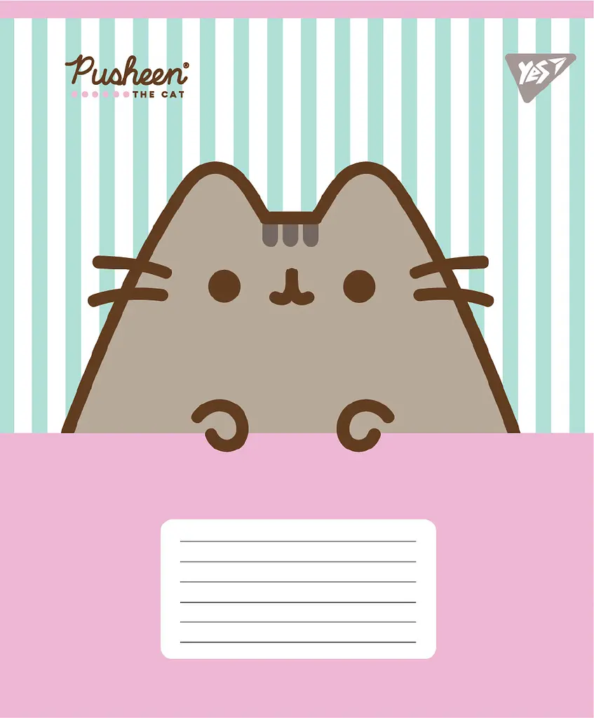 Набір зошитів шкільних YES А5/12 лінія Pusheen Candy 25 шт (767598) - фото 2