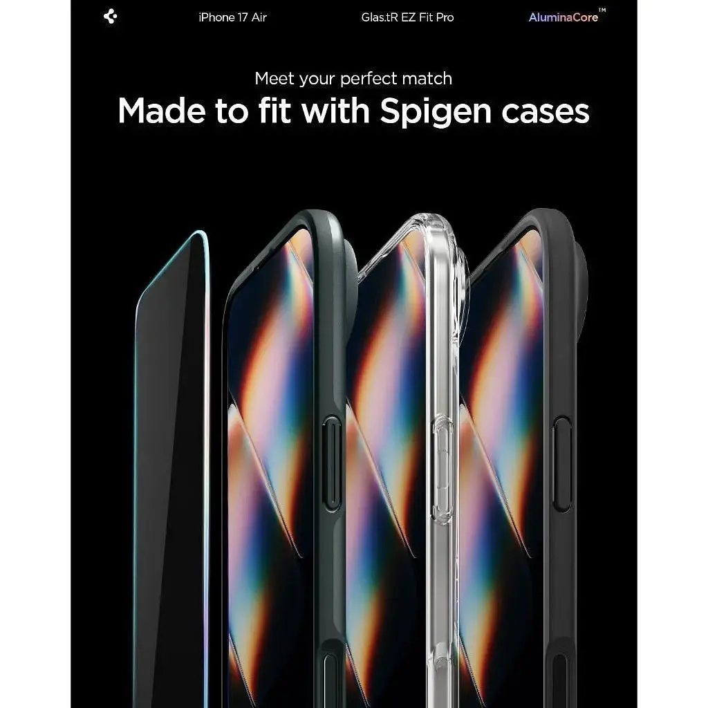 Скло захисне Spigen Glas.tR EZ Fit Pro HD iPhone 17 Air (AGL09870) - фото 8
