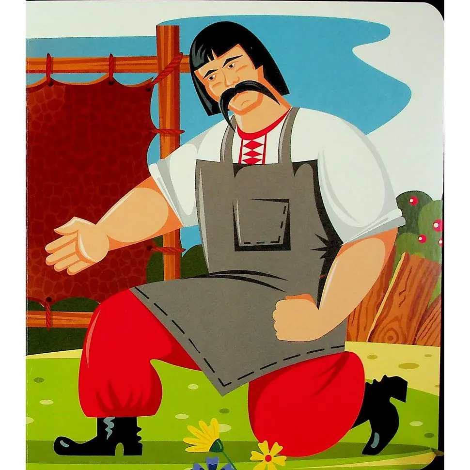 Детская книжка "Кирилл Кожемяка" Ранок 1722018 аудиосопровождение, 10 страниц - фото 8