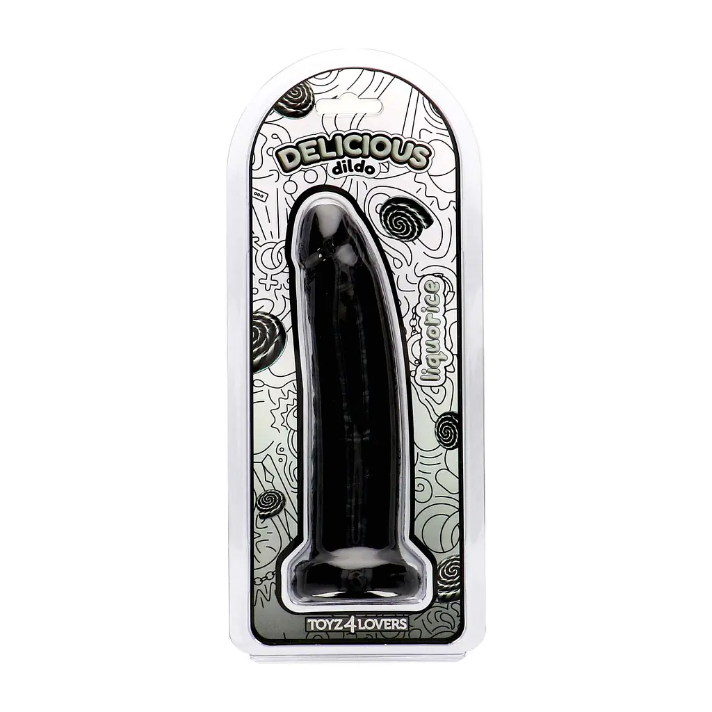 Фалоімітатор з ароматом лакриці - Toyz4lovers Delicious Dildo Liquorice, 19,5 см - фото 6
