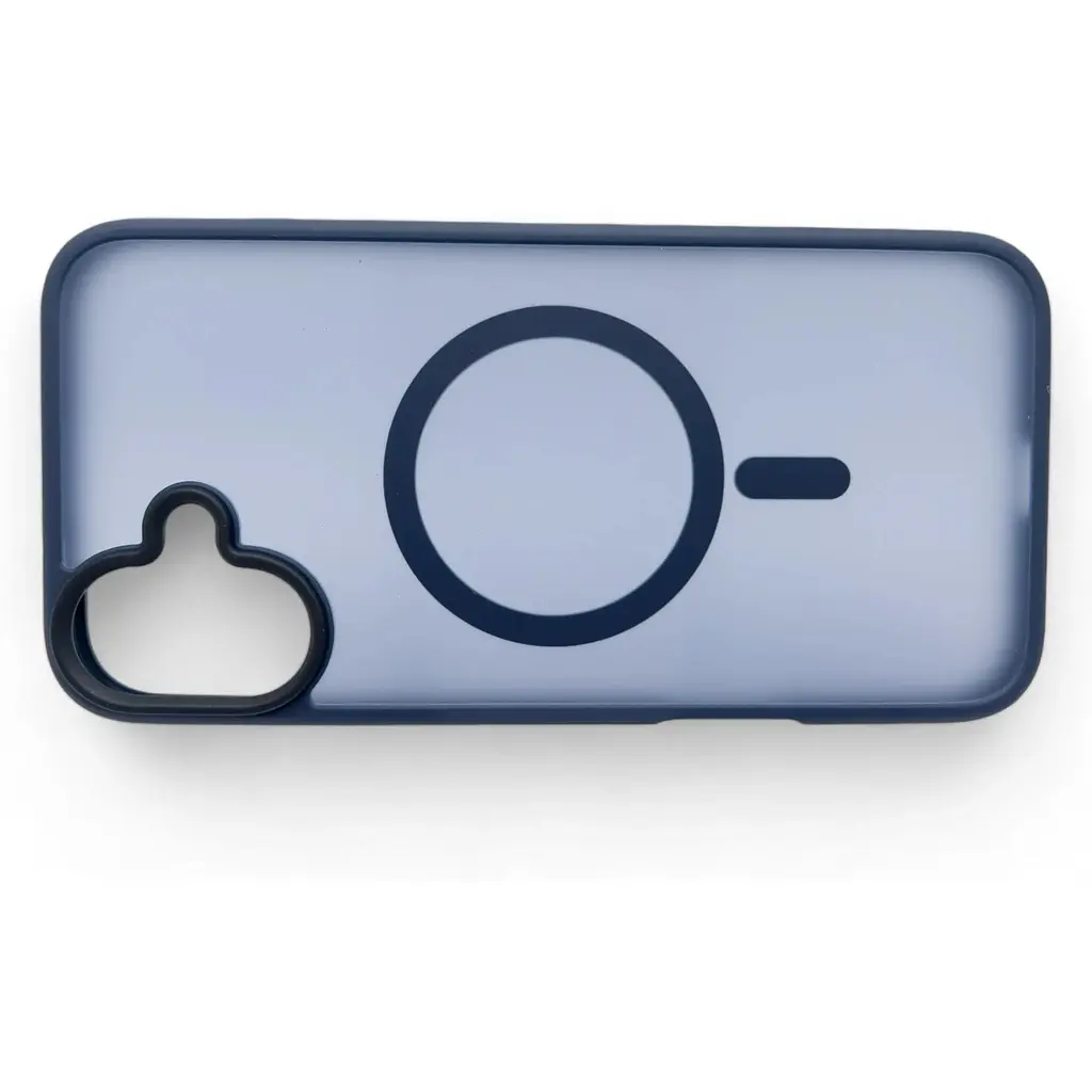 Чехол-накладка BeCover Metal Buttons Case (MagSafe) для Apple iPhone 16 Plus Blue (712094) - фото 4