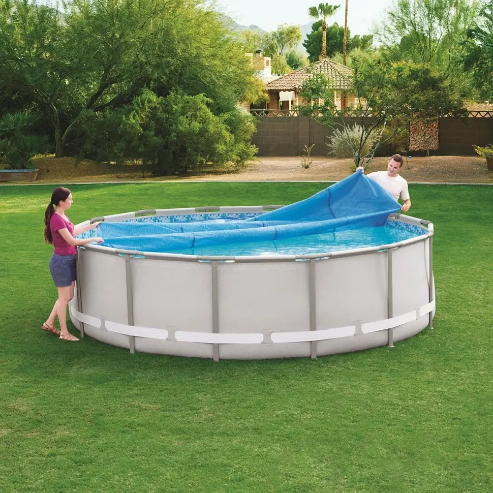 Теплозберігаюче покриття (солярна плівка) для басейну Intex 28011 діаметр 290 см - фото 9