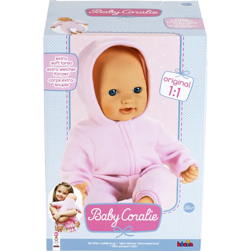 М'яка дитяча лялька Klein Baby Coralie (1723) - фото 6