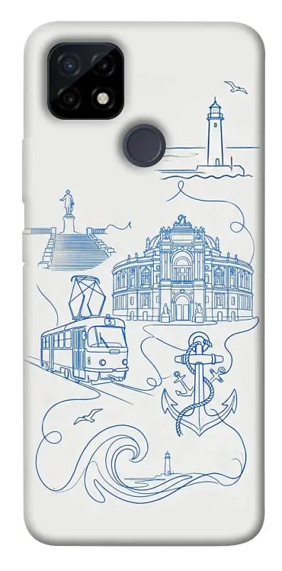 TPU чохол Demsky Southern pearl для Realme C21Y