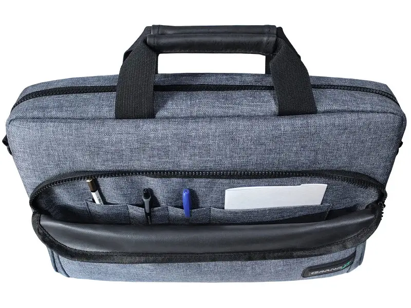 Сумка для ноутбука Grand-X SB-138 14″ Grey-Blue (SB-138J) - фото 4