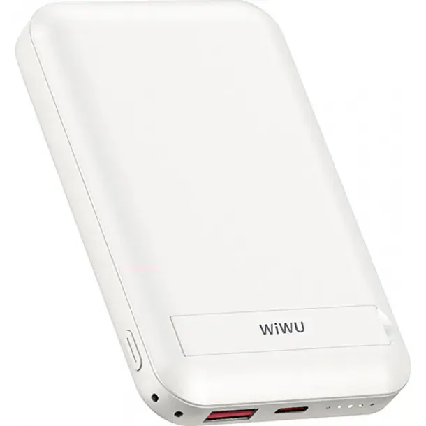 Внешний аккумулятор WiWU Snap Cube Magnetic Wireless Charger 10000mAh White (6973218947020) [104333] - фото 2