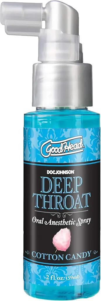 Спрей Doc Johnson GoodHead DeepThroat Spray для мінету, 59 мл (цукрова вата)