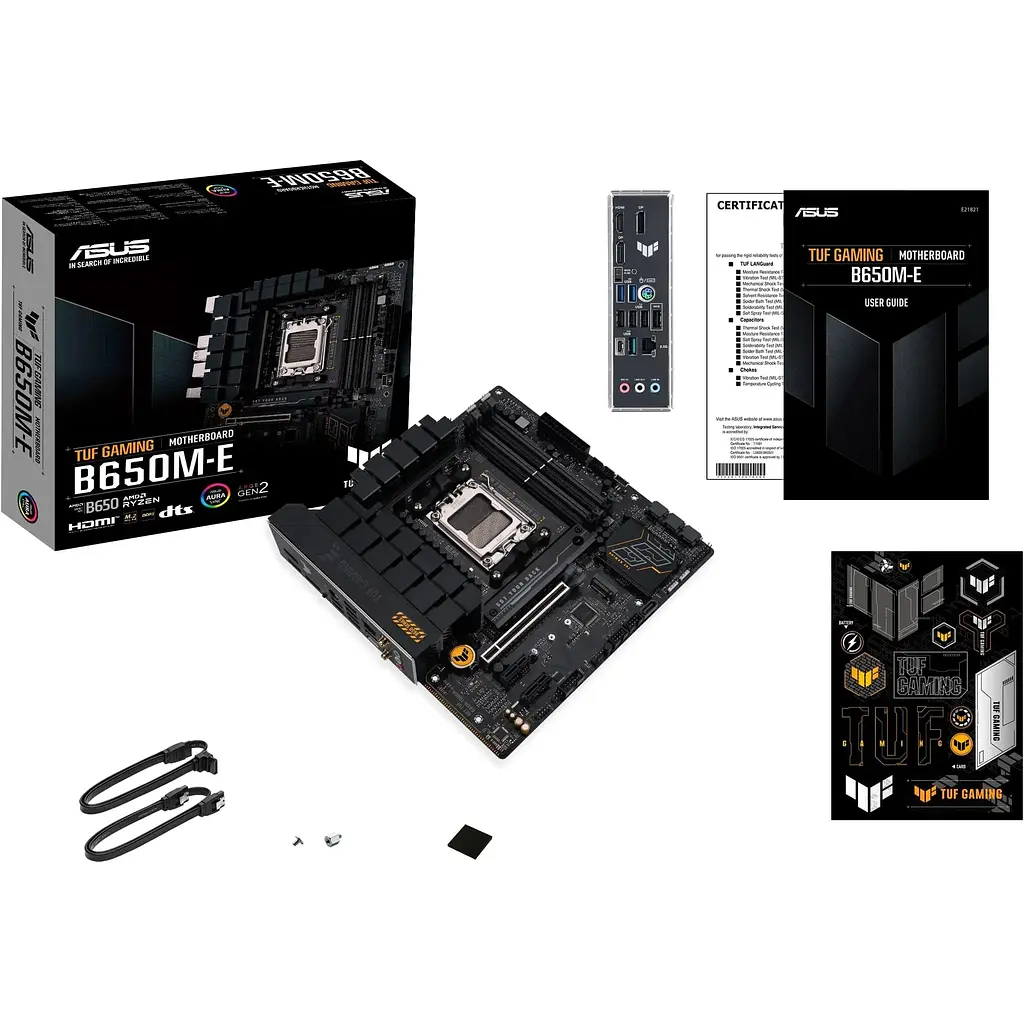 Материнская плата Asus TUF Gaming B650M-E sAM5 B650 M.2 HDMI DP mATX - фото 2
