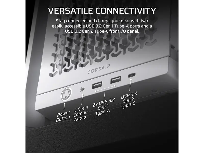 Корпус Corsair Frame 4000D RS White (CC-9011313-WW) - фото 3