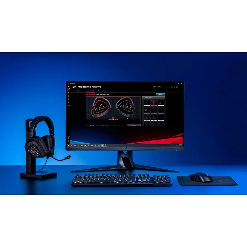 Ігрові навушники Asus ROG Delta S Animate (90YH037M-B2UA00) [73842] - фото 5