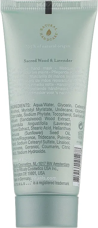 Маска для рук Rituals The Ritual of Jing Night Rescue Hand Mask нічна відновлювальна 70 мл - фото 2