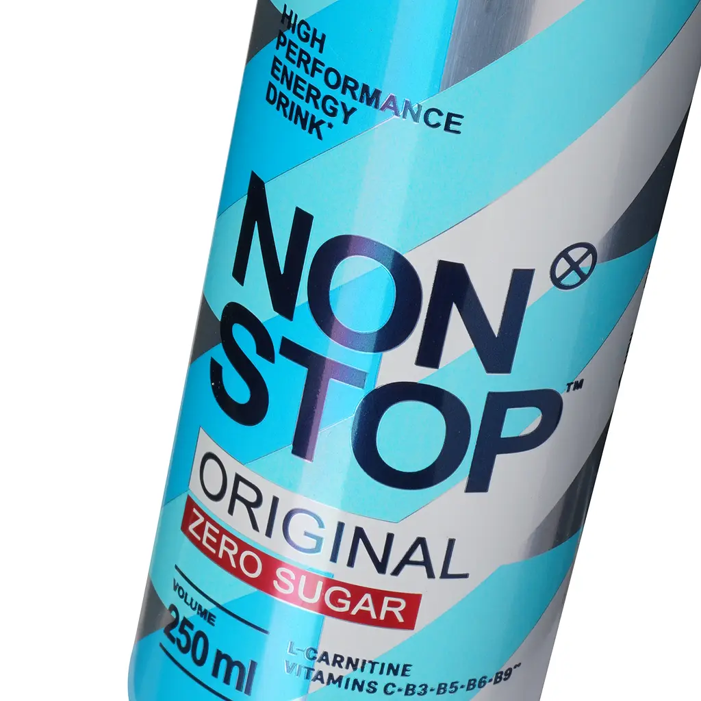 Напій енергетичний Non Stop Original без цукру безалкогольний сильногазований 0.25 л - фото 5