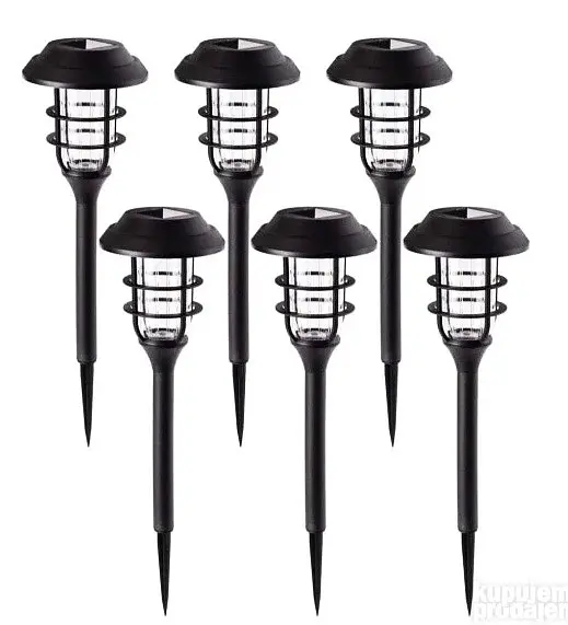 Вуличні садові сонячні світильники Solar Lawn Lamp X20 6 шт. на сонячних батареях підсвічування газону - фото 5