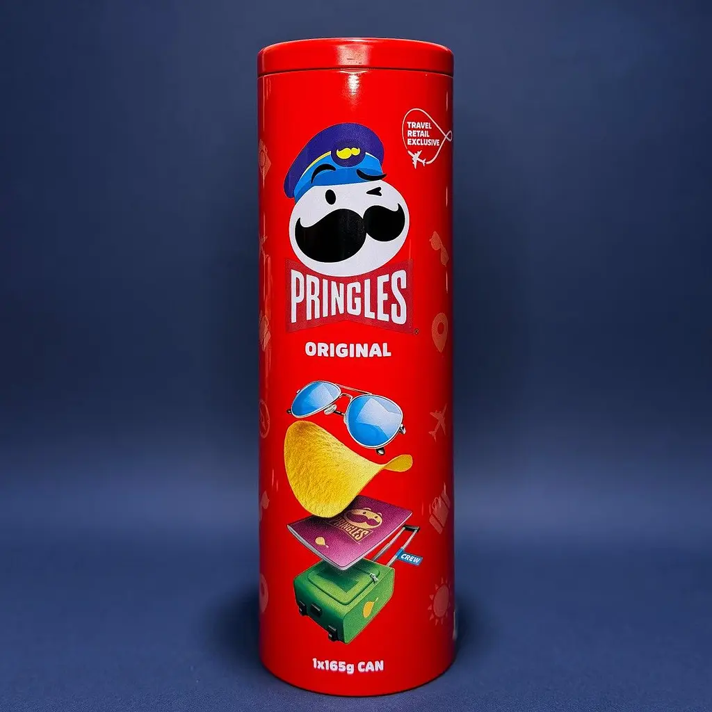 Чіпси Pringles Original у жерстяній банці