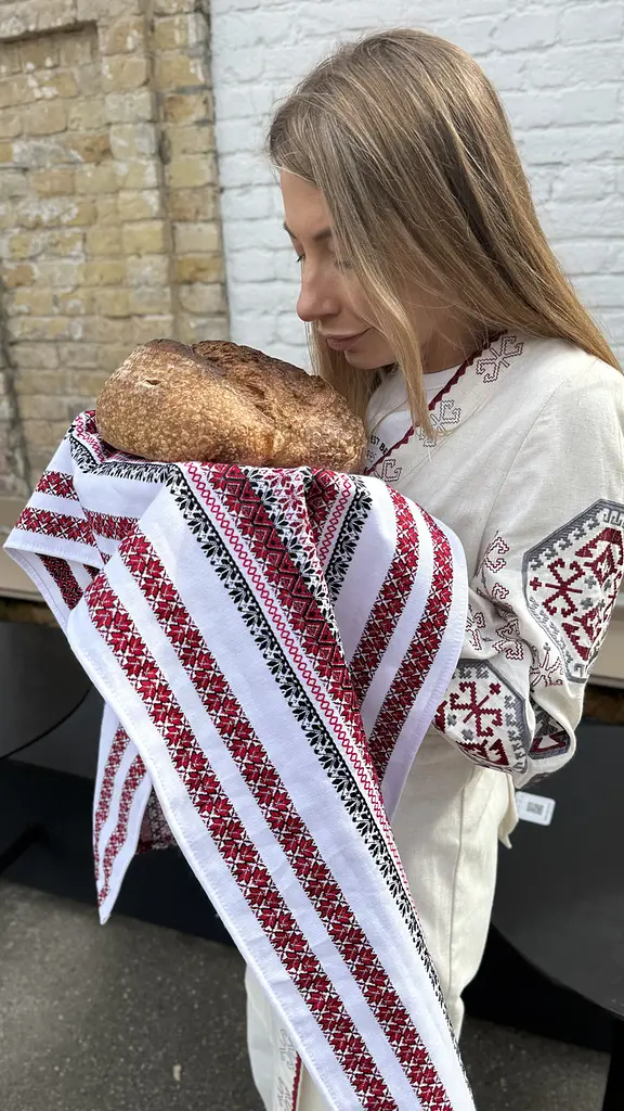 Ранер-рушник Ecotton Етно 35x150 см в українському етно-стилі білий (25324) - фото 7