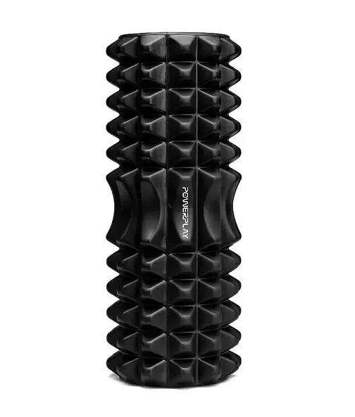 Массажный ролик (роллер) PowerPlay 4405 EVA Massage Roller Черный 33x12 см (PP_4405_Black) - фото 2